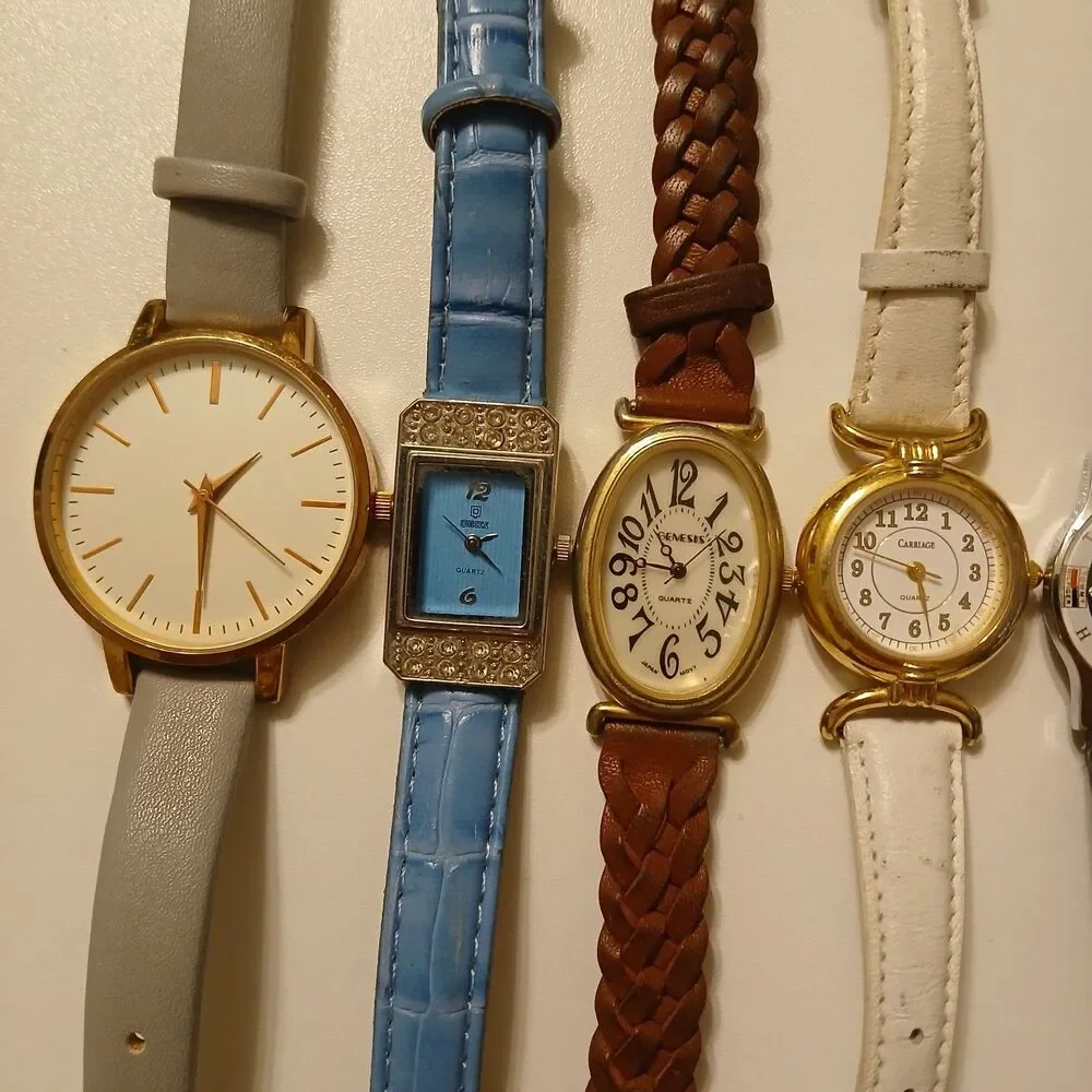 Parts/Repair Watch Lot of 9 Timex Carriage Tommy Hilfiger Gossip Studio Time
